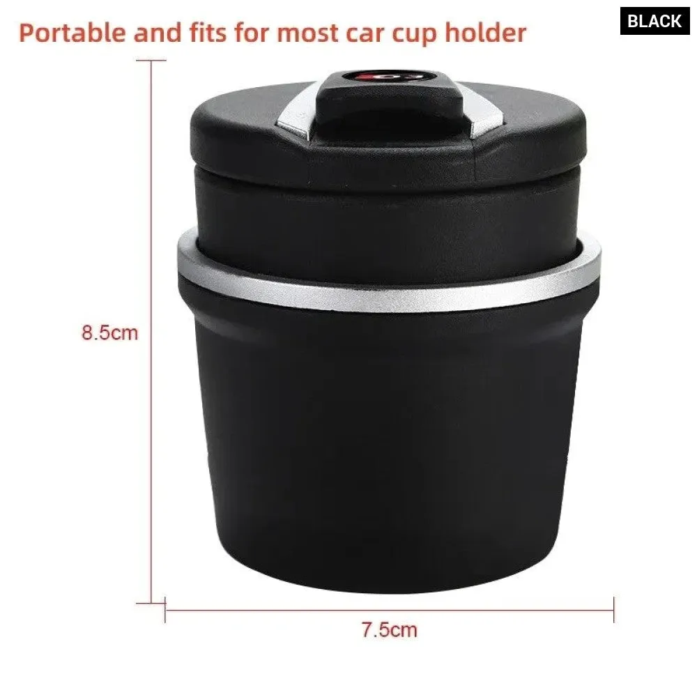 1 Pcs Portable Automatic Light Indicator Ashtray for Car