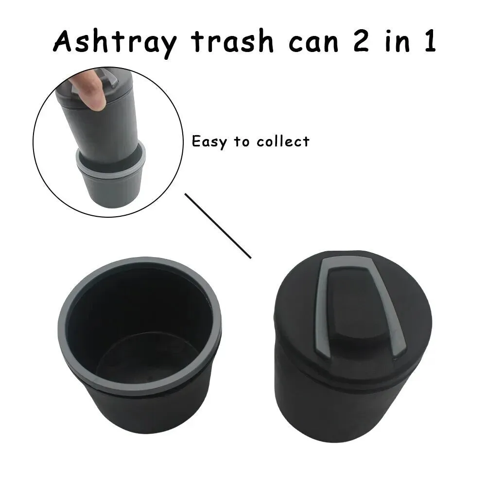 1 Pcs Portable Automatic Light Indicator Ashtray for Car