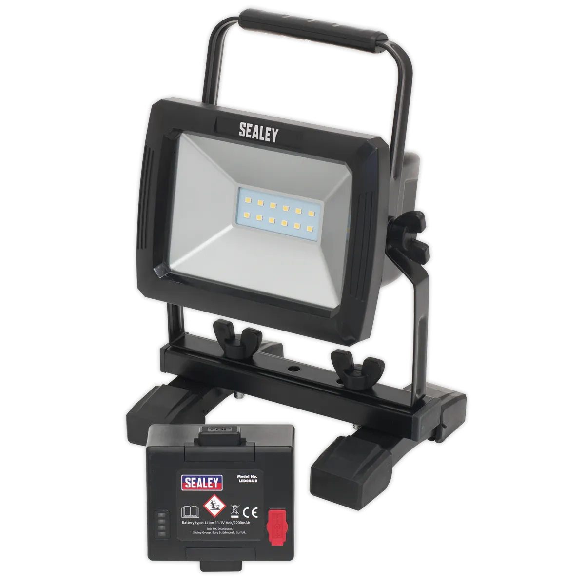 10W SMD Rechargeable Floodlight with Extra Battery