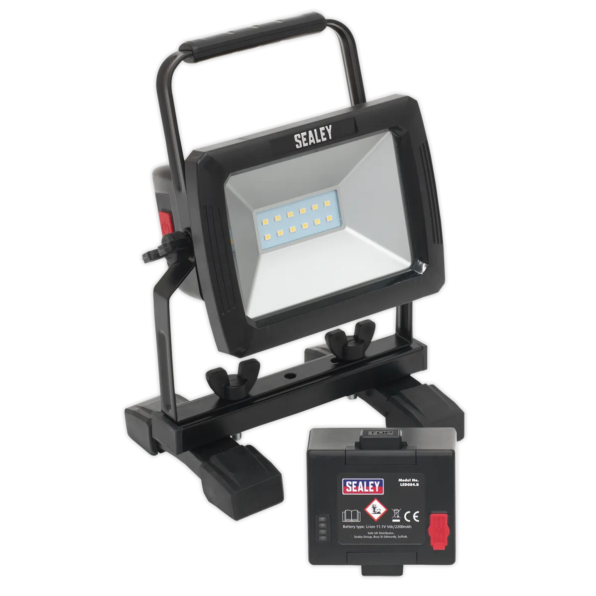 10W SMD Rechargeable Floodlight with Extra Battery