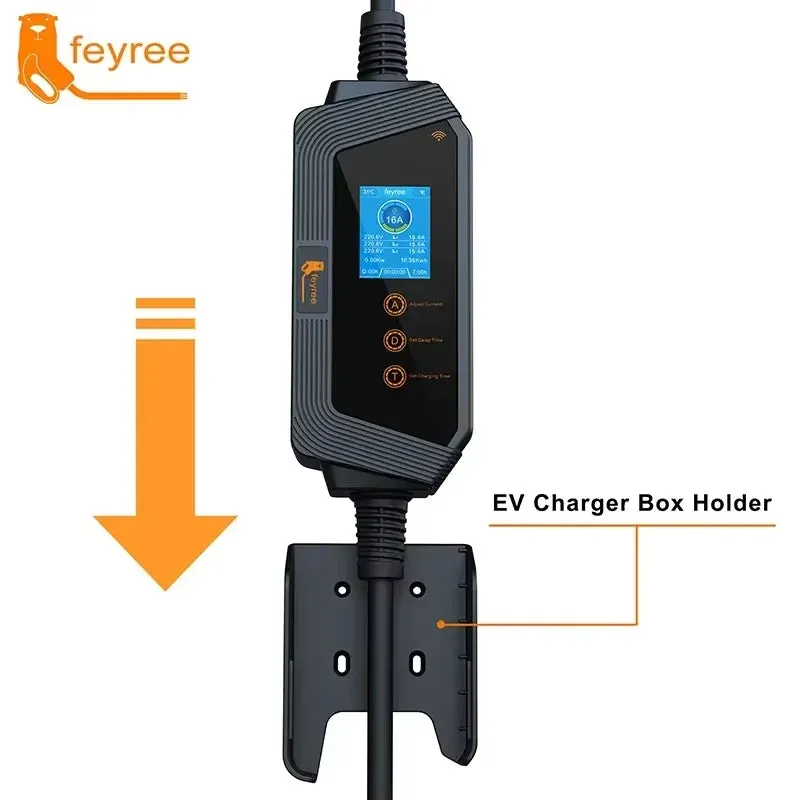 11KW Portable EV Charger with Wi-Fi & App Control