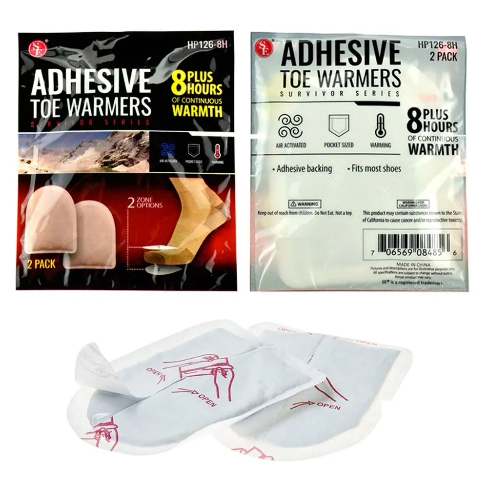15 Pairs Adhesive Toe Warmers Hot Feet Pads Heat Up to 8   Hours Cold EXPIRED