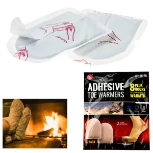 15 Pairs Adhesive Toe Warmers Hot Feet Pads Heat Up to 8   Hours Cold EXPIRED