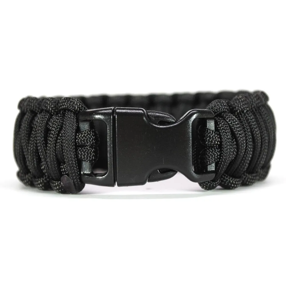 2 Pack 550 Paracord Survival Bracelet Camping Tactical Rope Cord Outdoor Kit New