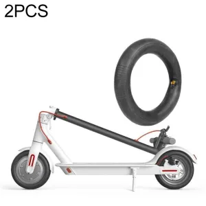 2-pack Rubber Inner Tubes for Xiaomi Mijia M365 Electric Scooter with Valve Cover