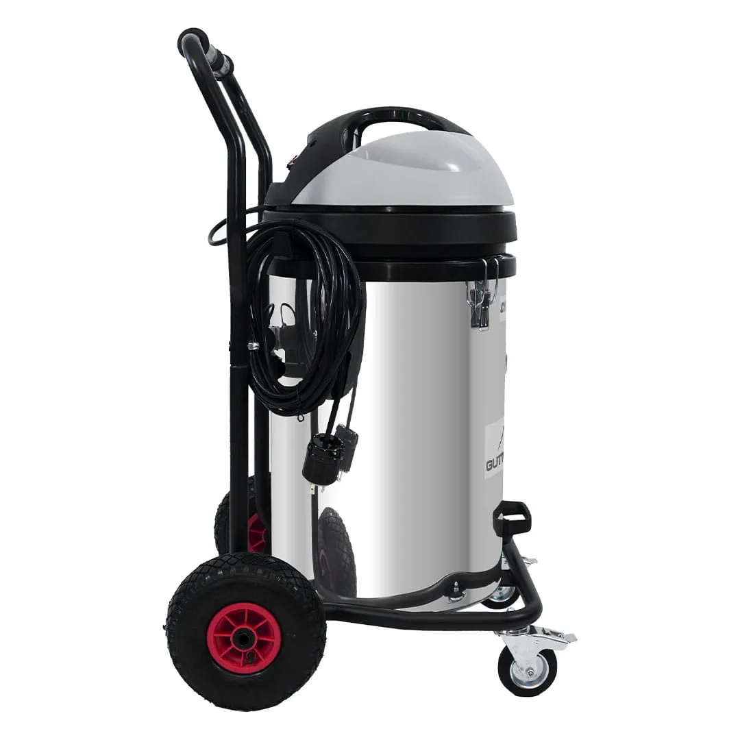 20 Gallon Cyclone II 3600W Stainless Steel Gutter Vacuum with 40 Foot Aluminum Poles and Bag