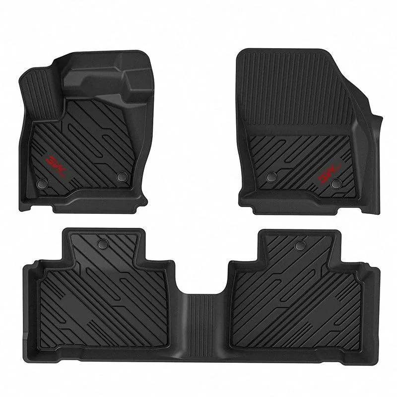 3W Ford Ranger 2020-2023 Custom Floor Mats TPE Material & All-Weather Protection