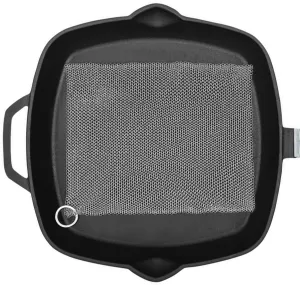 Amagabeli 7’’x7’’ Cast Iron Cleaner Premium 316 Stainless Steel Small Rings Chainmail Scrubber