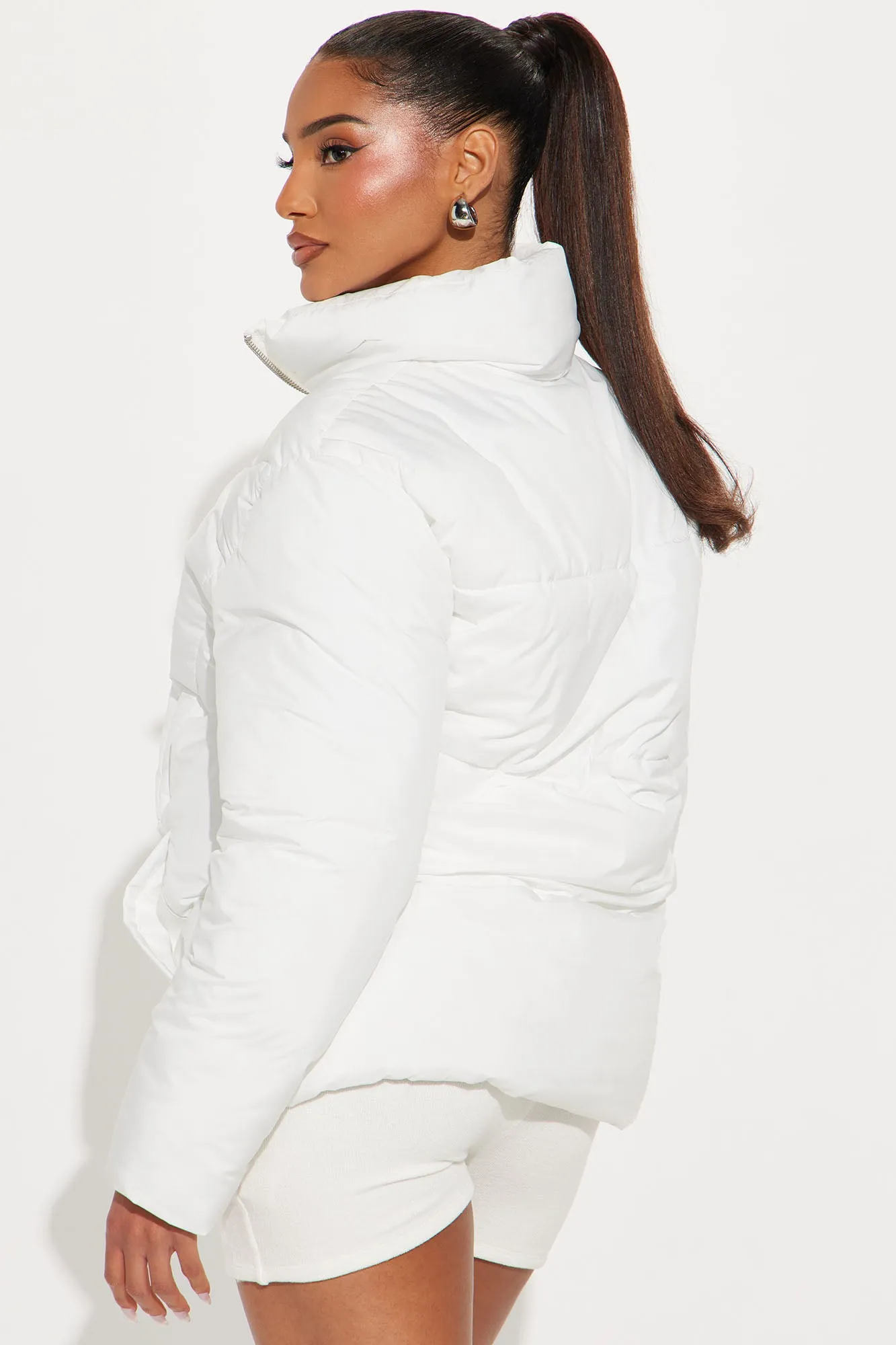 Apres Ski Puffer Jacket - White