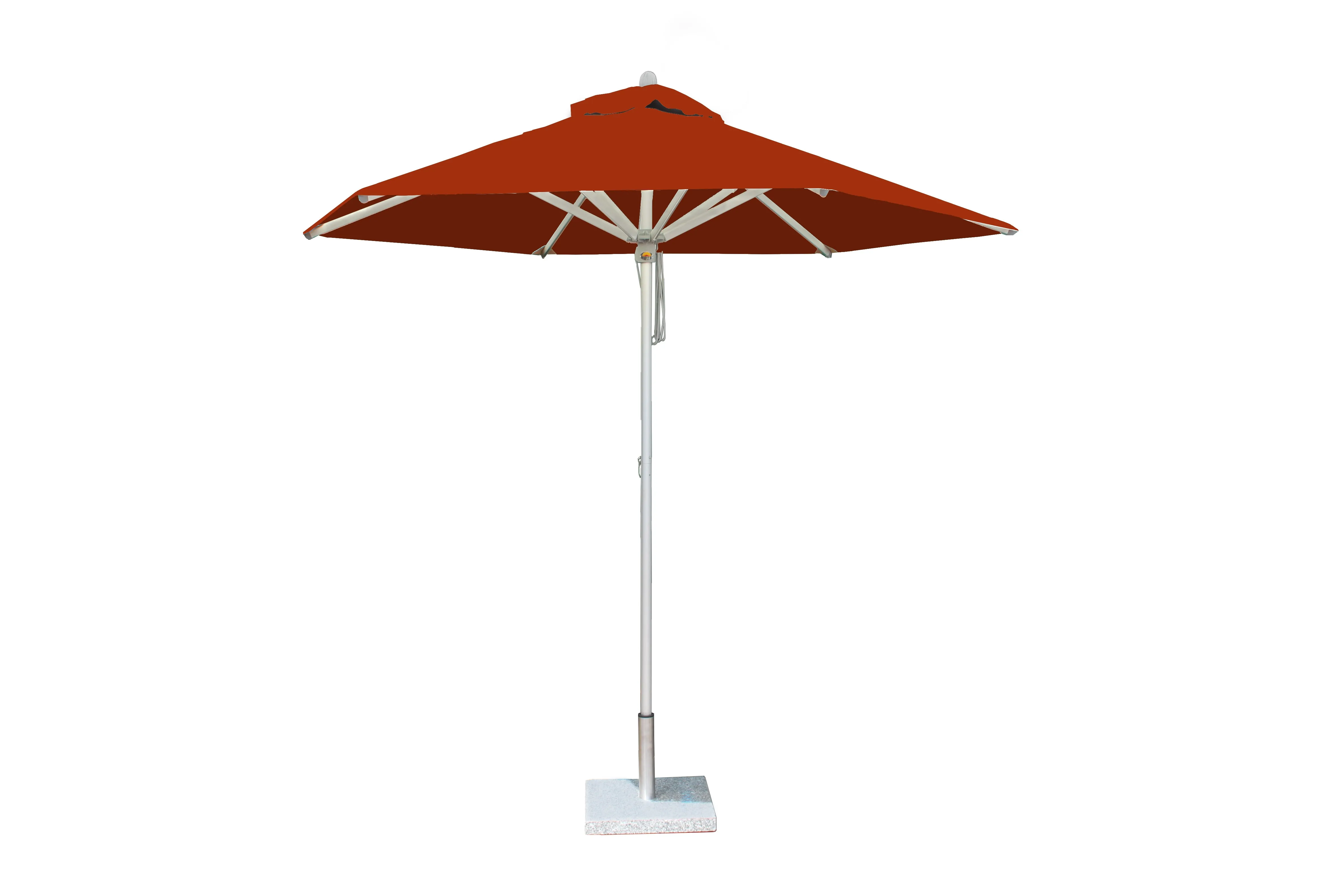 Bambrella 9' Round Santa Ana Aluminum Pulley Lift No Tilt Umbrella
