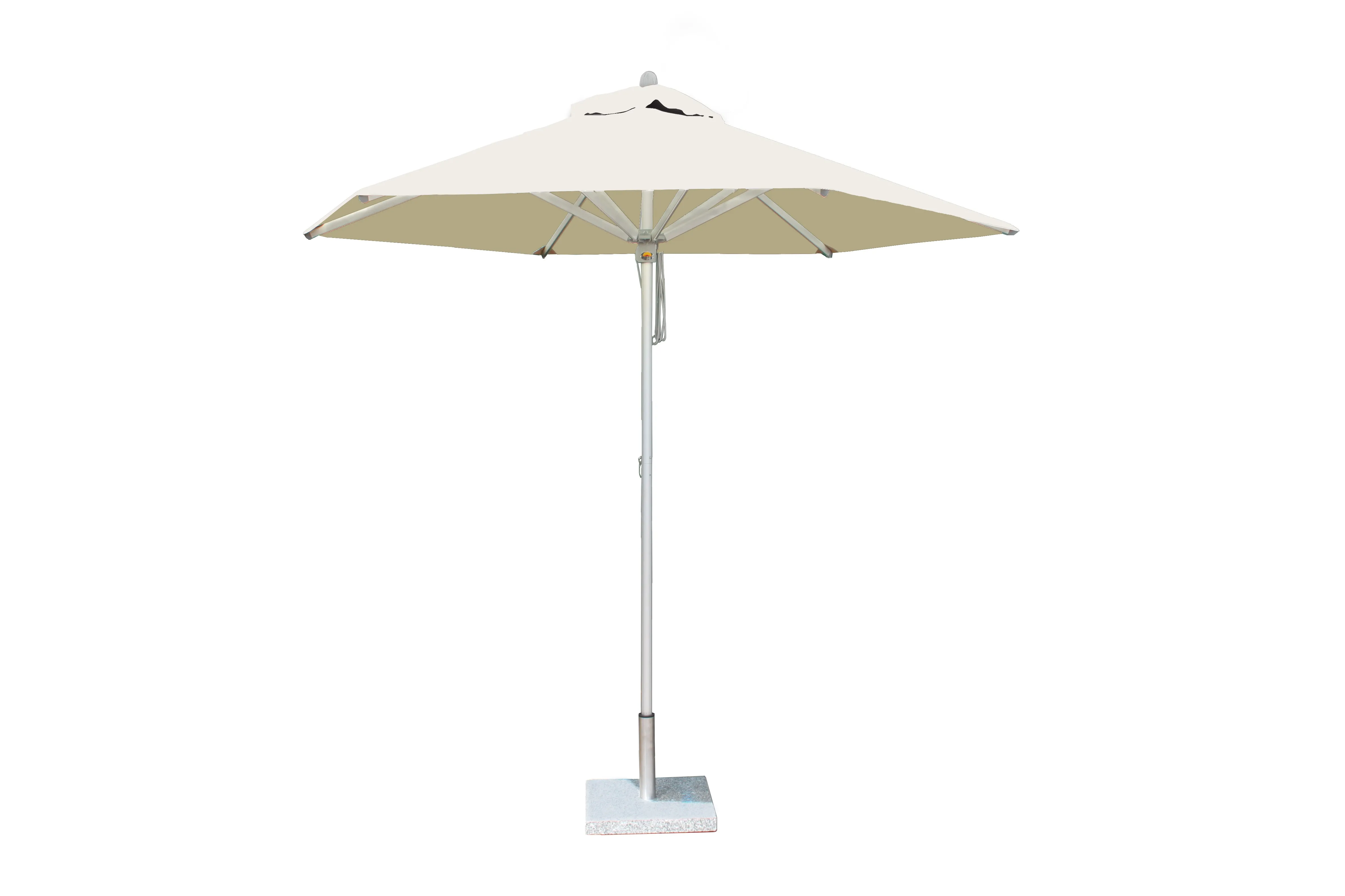 Bambrella 9' Round Santa Ana Aluminum Pulley Lift No Tilt Umbrella
