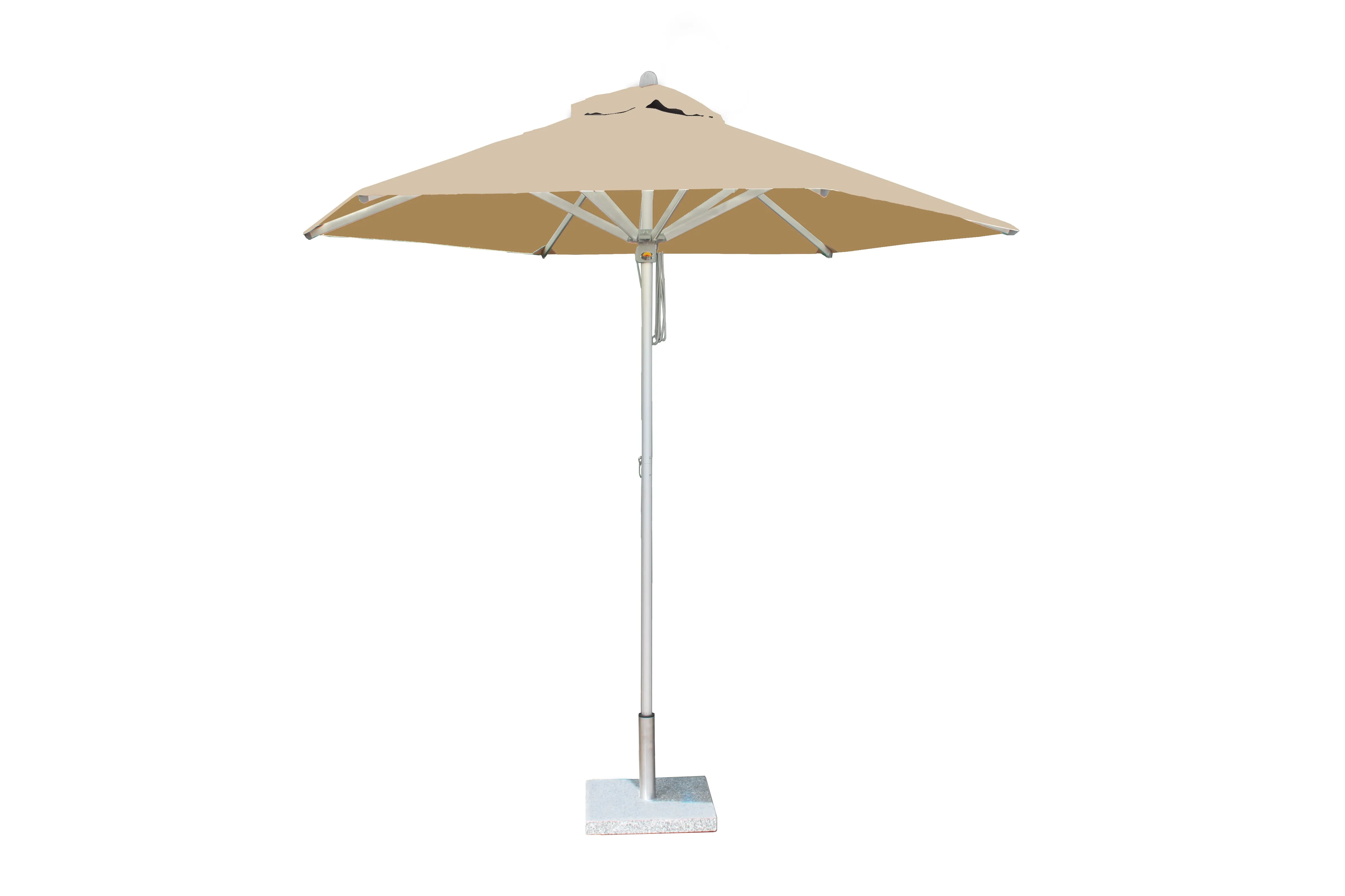 Bambrella 9' Round Santa Ana Aluminum Pulley Lift No Tilt Umbrella