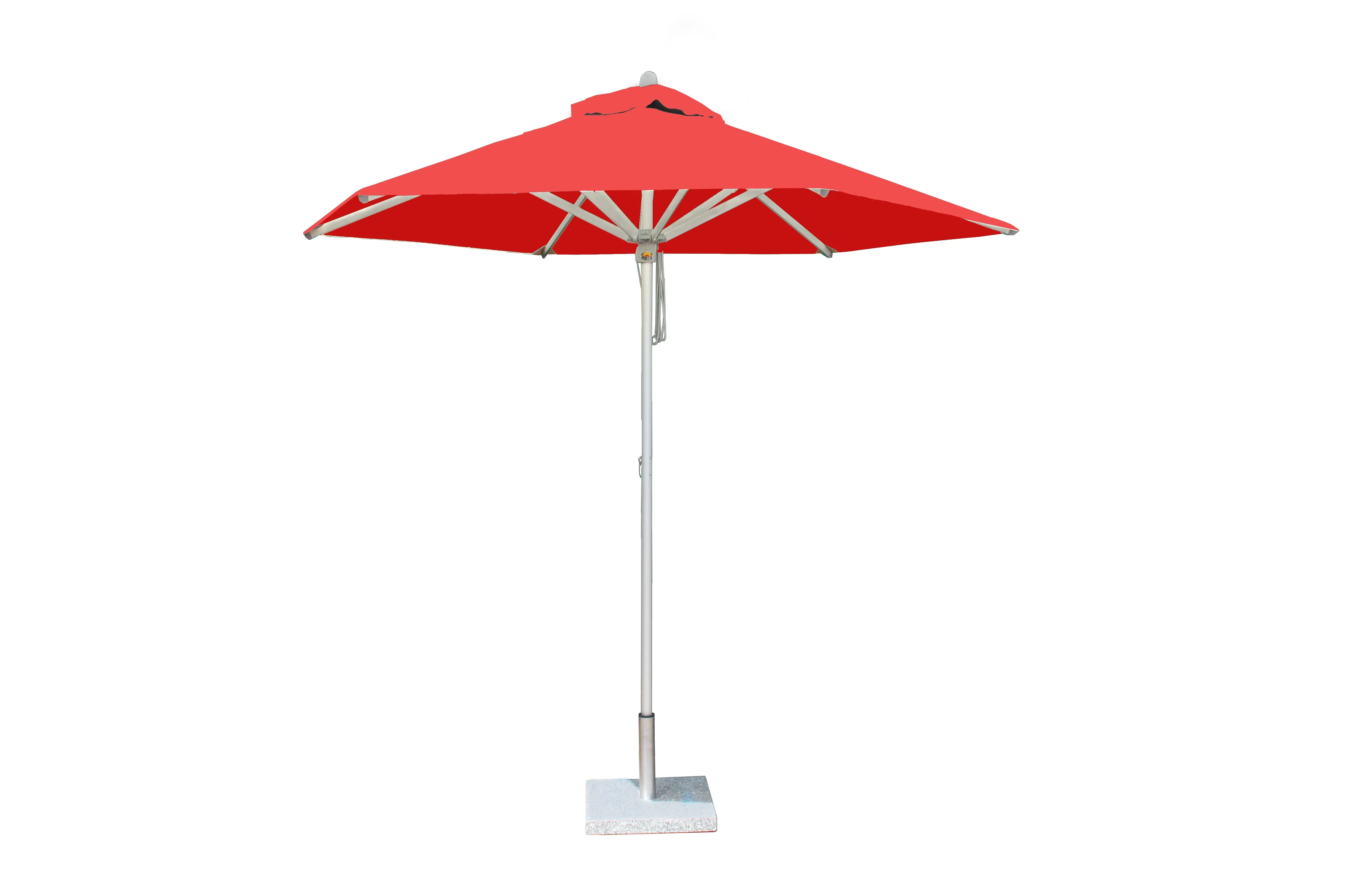Bambrella 9' Round Santa Ana Aluminum Pulley Lift No Tilt Umbrella