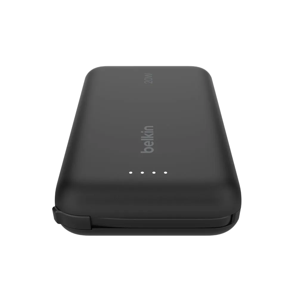 BELKIN Powerbank 10K With Intergrated Usb-C Cable Bl