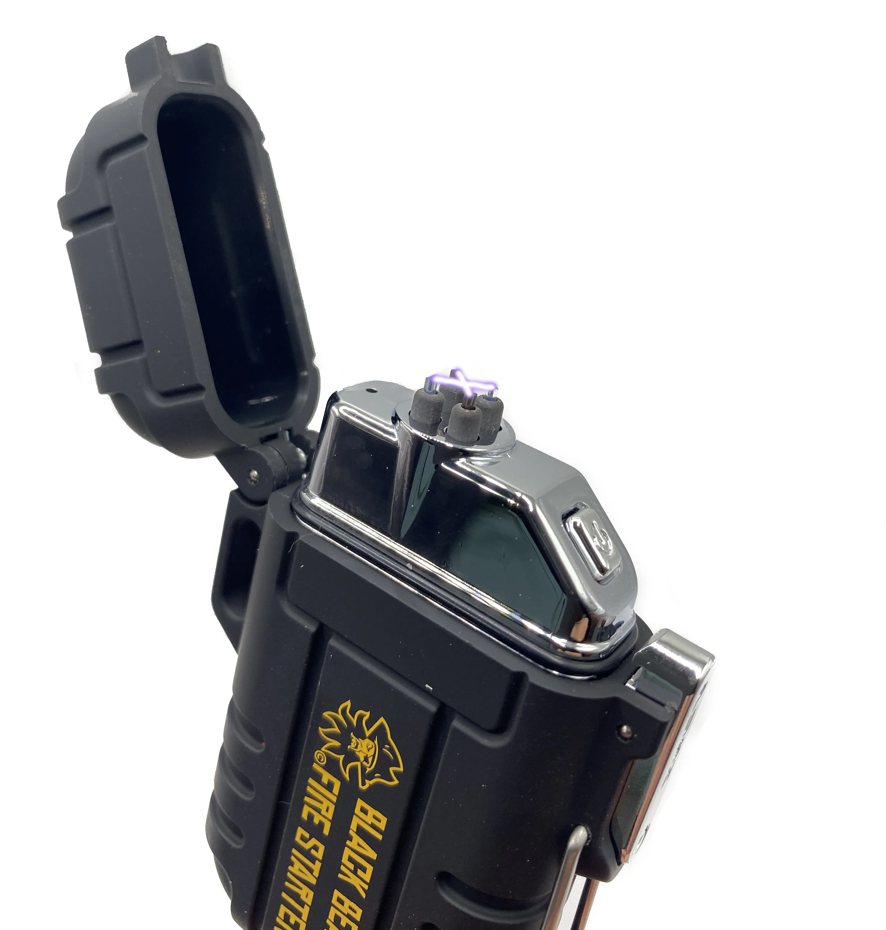 Black Beard Arc Windproof, Waterproof, and Rechargeable Lighter