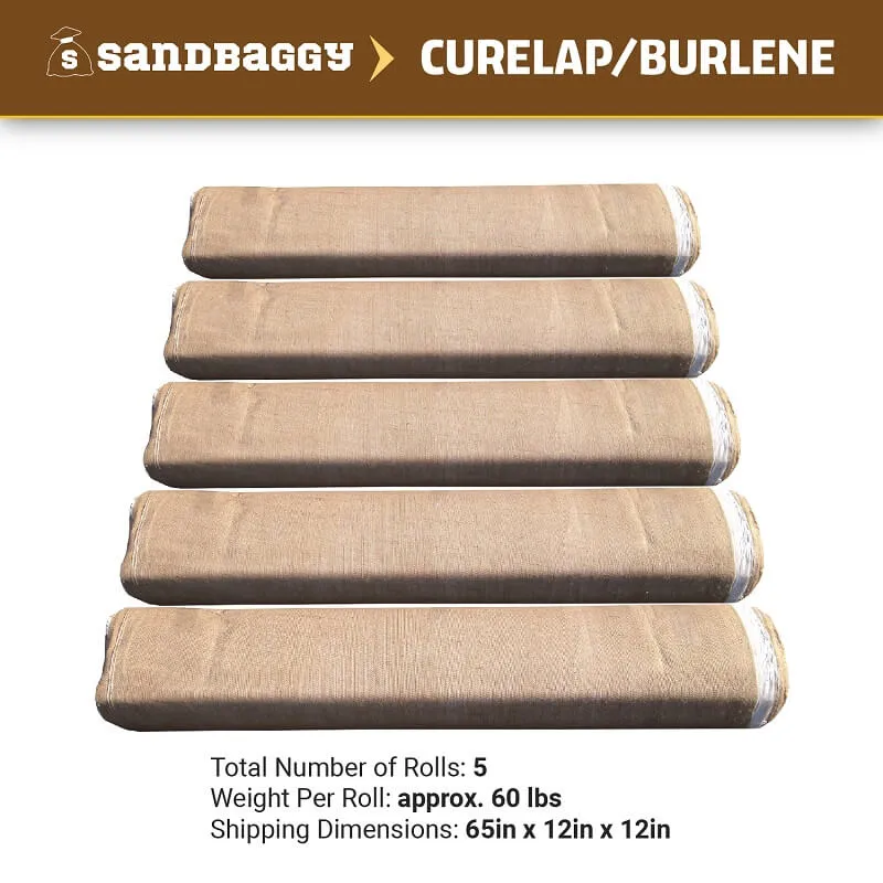 Burlap Concrete Curing Blankets - Curelap - Burlene - 10 ft Width