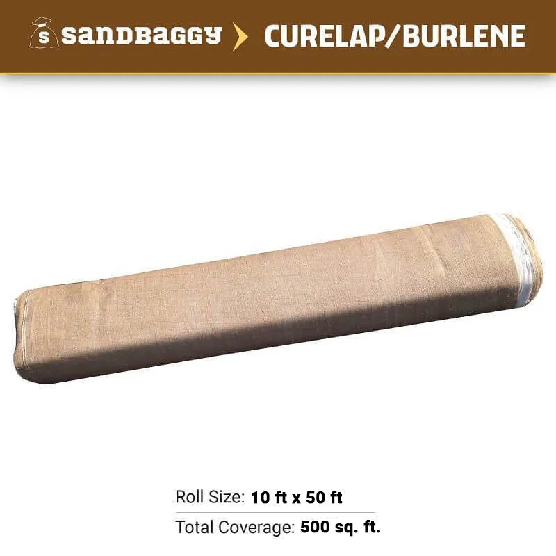 Burlap Concrete Curing Blankets - Curelap - Burlene - 10 ft Width