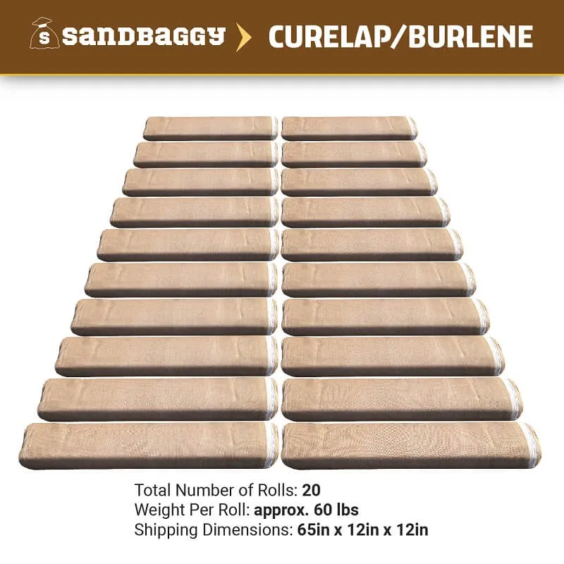 Burlap Concrete Curing Blankets - Curelap - Burlene - 10 ft Width
