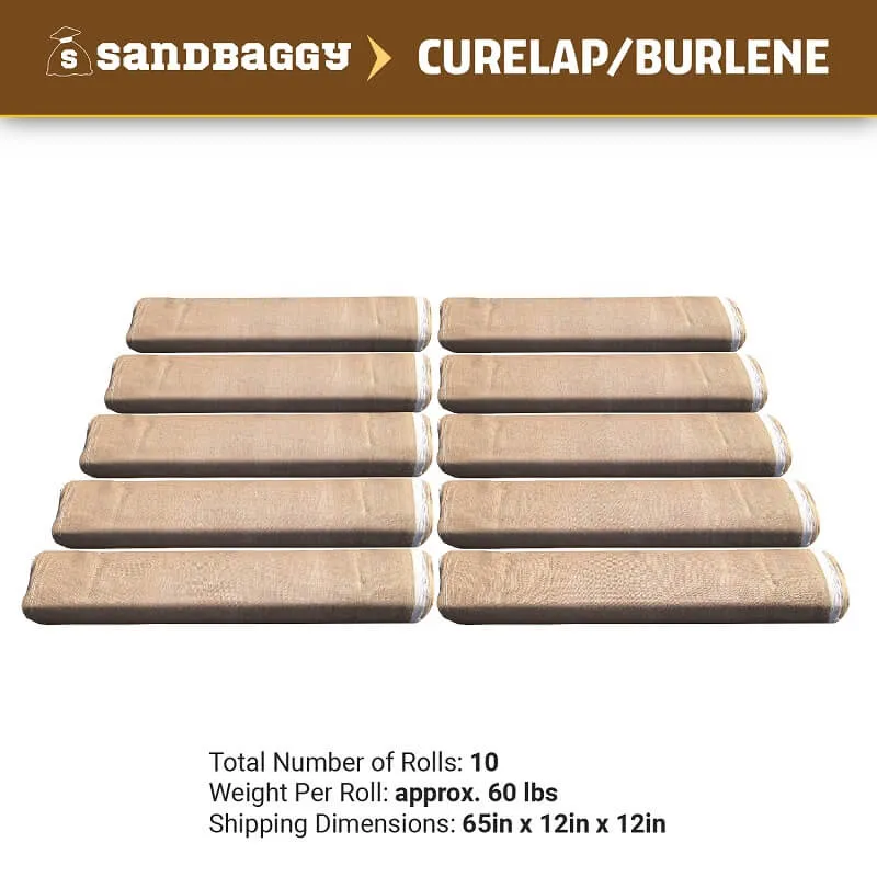 Burlap Concrete Curing Blankets - Curelap - Burlene - 10 ft Width