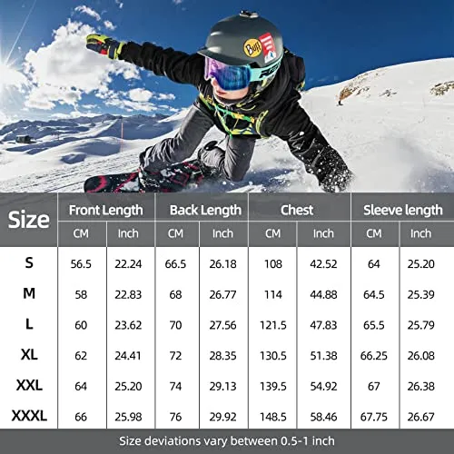 CAMEL CROWN Women's Ski Jacket Thicken Winter Snow Coat Warm Fleece Mountain Waterproof Female Jacket Hooded Windbreaker