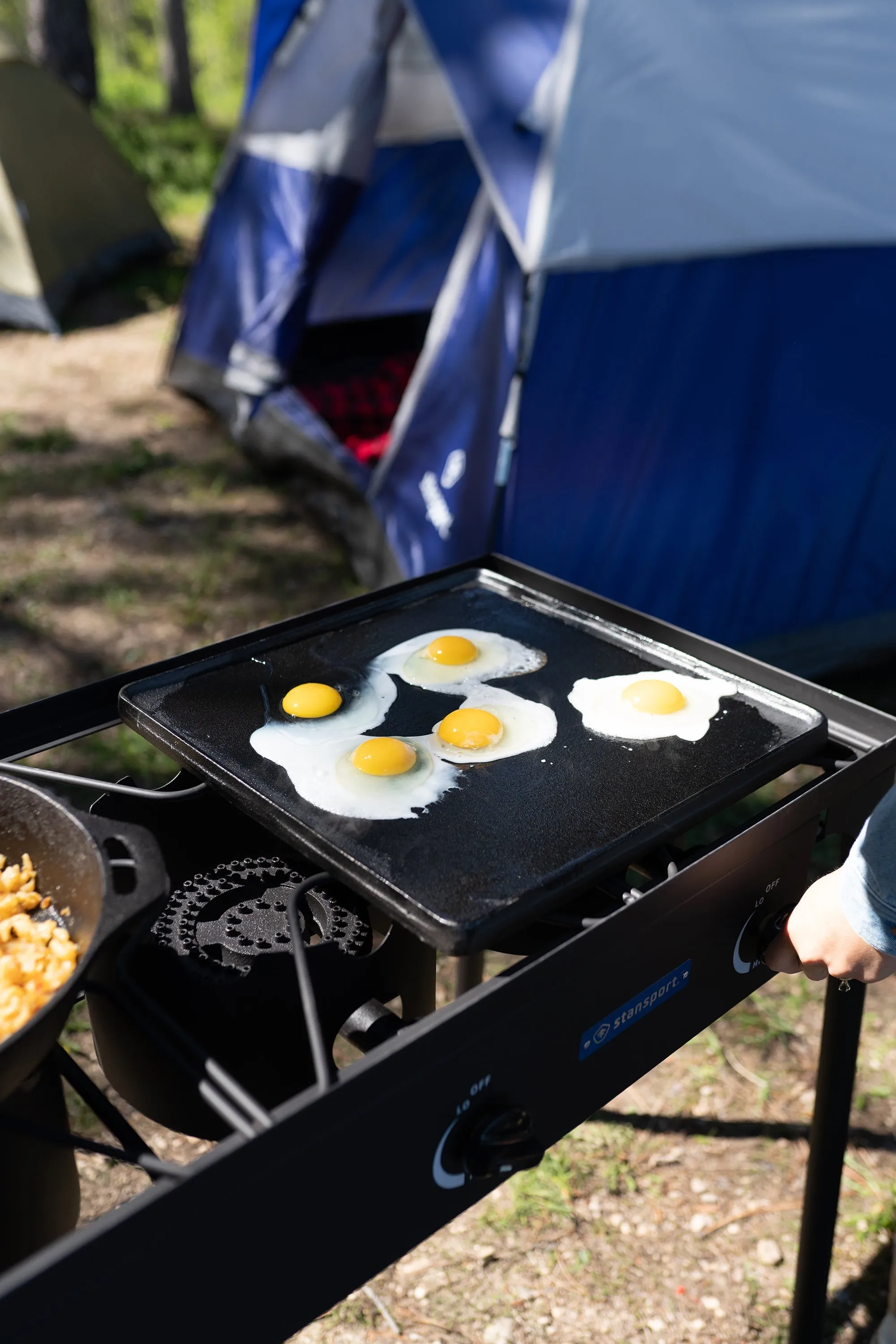Cast Iron Griddle - 15 In X 15 In - Preseasoned Reversible Cooking Surface