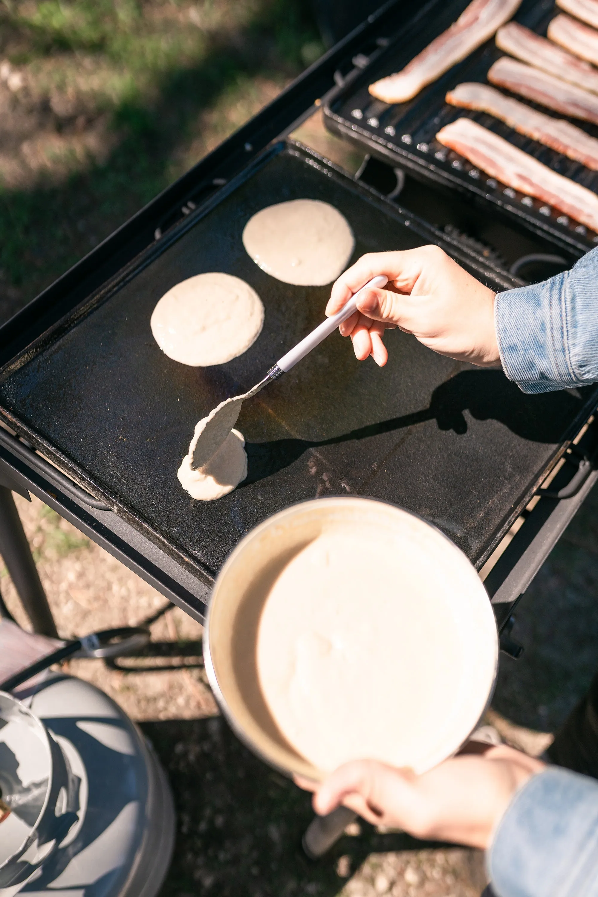 Cast Iron Griddle - 15 In X 15 In - Preseasoned Reversible Cooking Surface