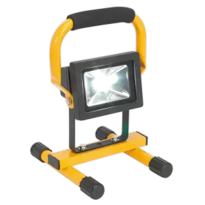 Cordless COB LED Floodlight with Wall Bracket 10W Lithium-ion Rechargeable