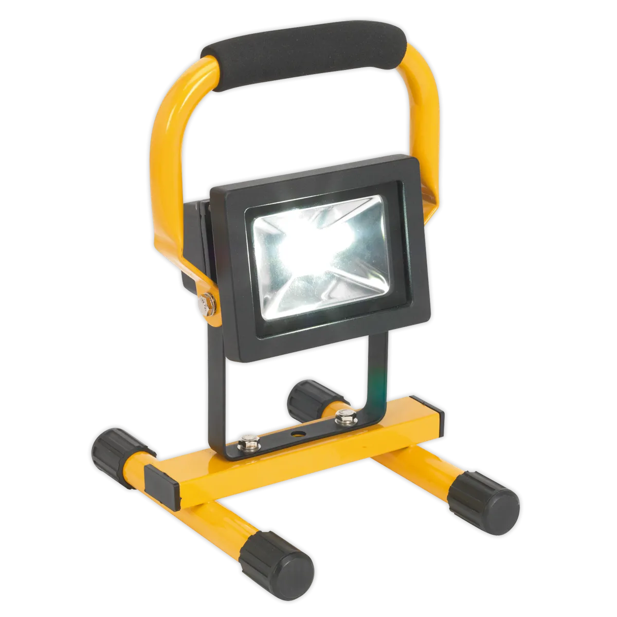 Cordless COB LED Floodlight with Wall Bracket 10W Lithium-ion Rechargeable
