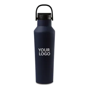 Corkcicle Branded Sport Canteenss Soft Touch 20 Oz , Midnight Navy