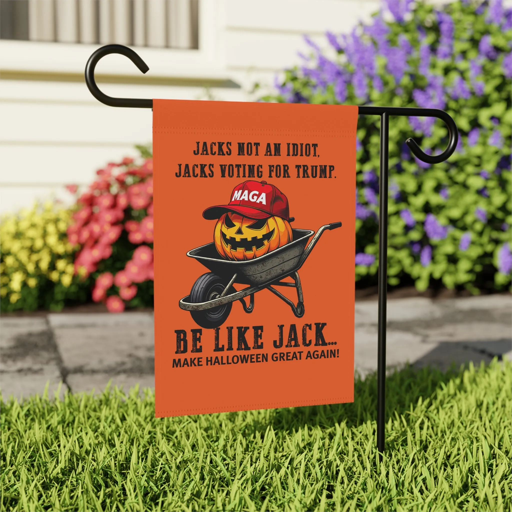 Exclusive: Jacks Non-Idiotic Choice - Jacks Trump Flag (Garden & Banner Sizes)