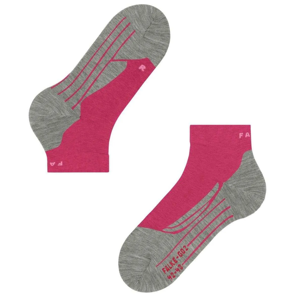 Falke GO2 Short Socks - Rose Pink