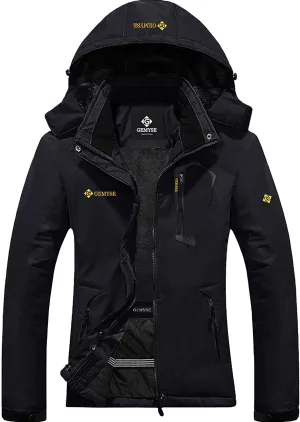 GEMYSE Women’s Mountain Waterproof Ski Snow Jacket Winter Windproof Rain Jacket