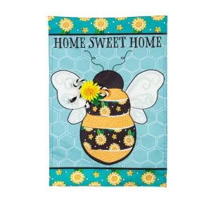 Home Sweet Home Bee Linen Garden Flag