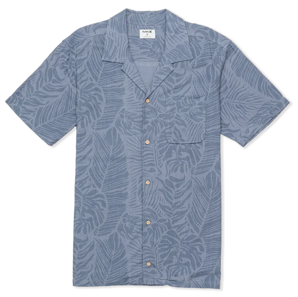 Hurley Mens Hypnotic Laguna Camp SS Shirt