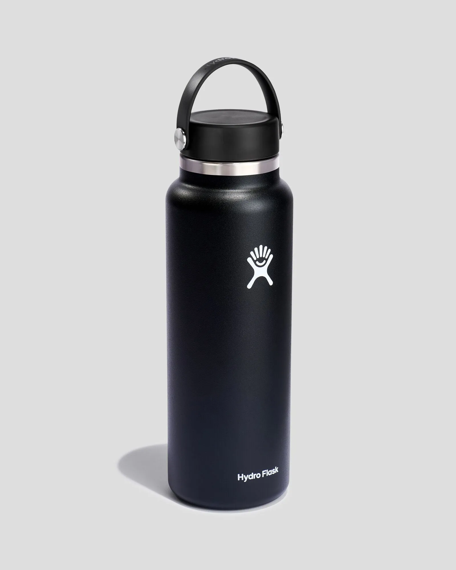 Hydro Flask Wide Mouth Bottle Black 1.18L - Black