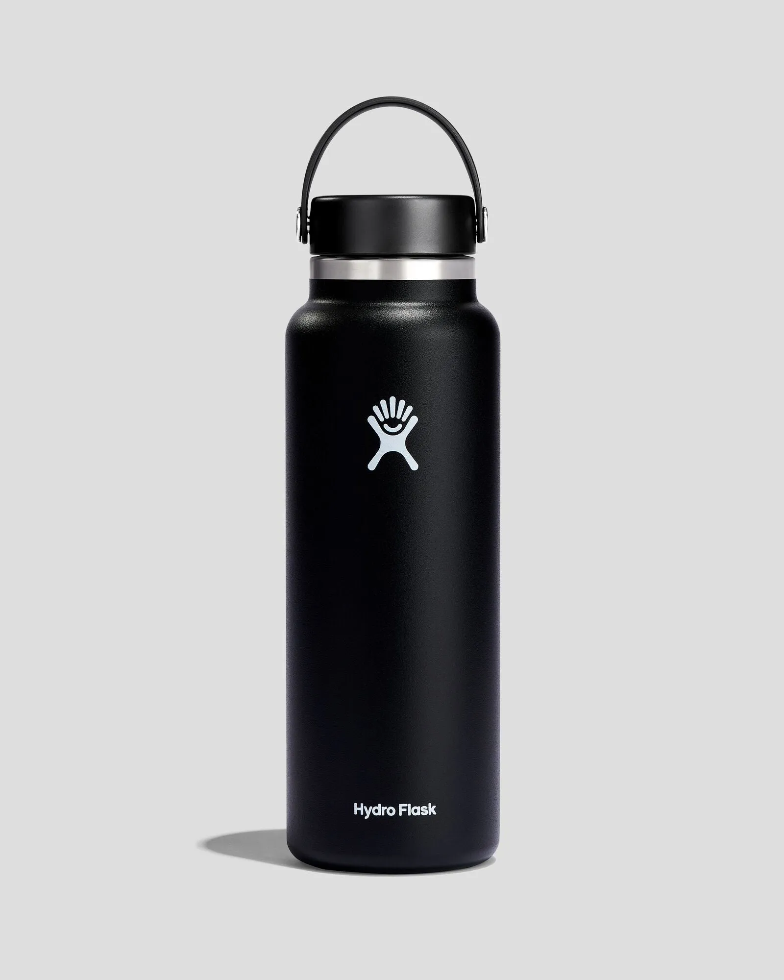 Hydro Flask Wide Mouth Bottle Black 1.18L - Black