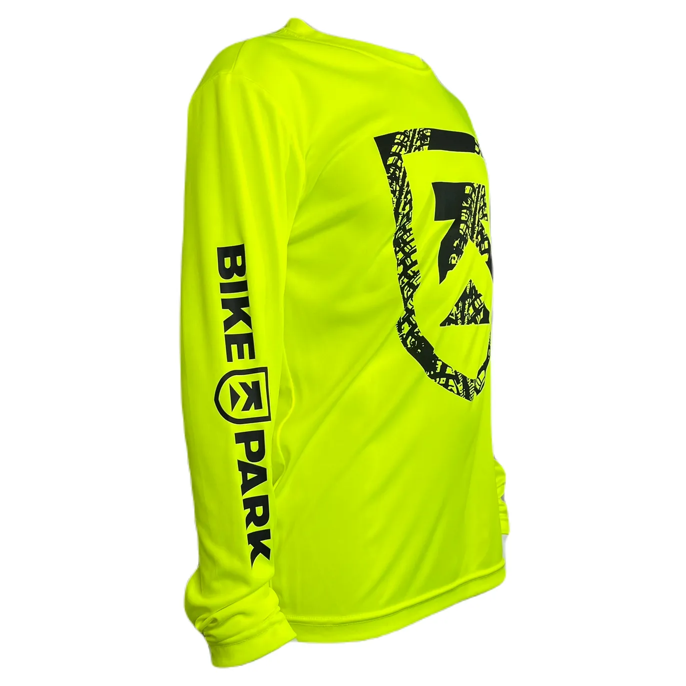 Killington Bike Park Tracks Shield Youth Tech Long Sleeve Tee