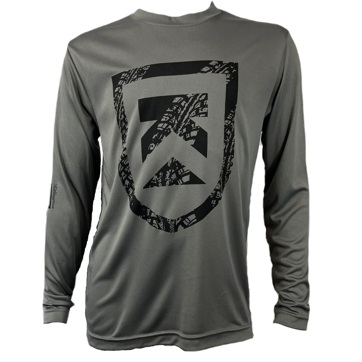 Killington Bike Park Tracks Shield Youth Tech Long Sleeve Tee