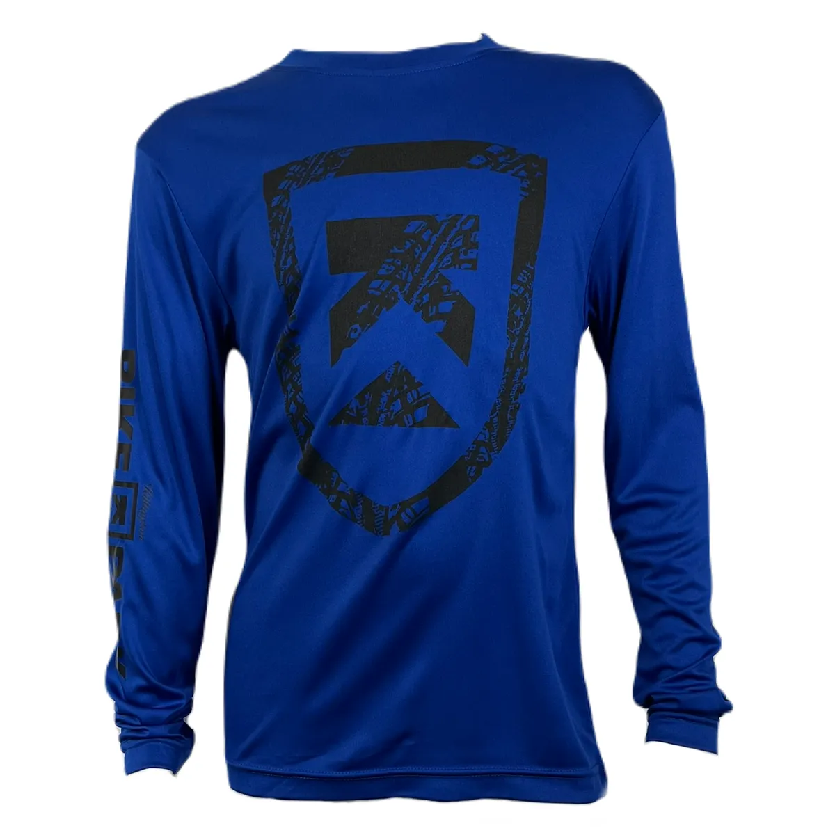 Killington Bike Park Tracks Shield Youth Tech Long Sleeve Tee