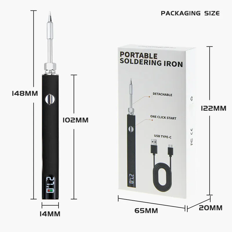 Limited Time Only 75% OFF Portable Digital Display Soldering Iron Kit