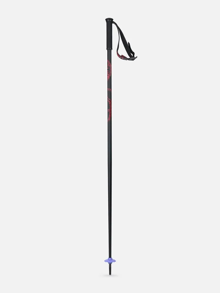 Line Tac Ski Poles - Maroon