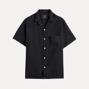 Linen Camp Collar Shirt