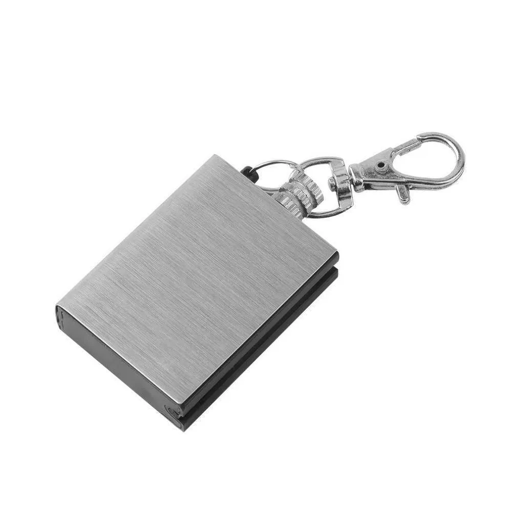 Portable Flint Match Lighter - Fire Starter Metal Construction for Outdoor Survival