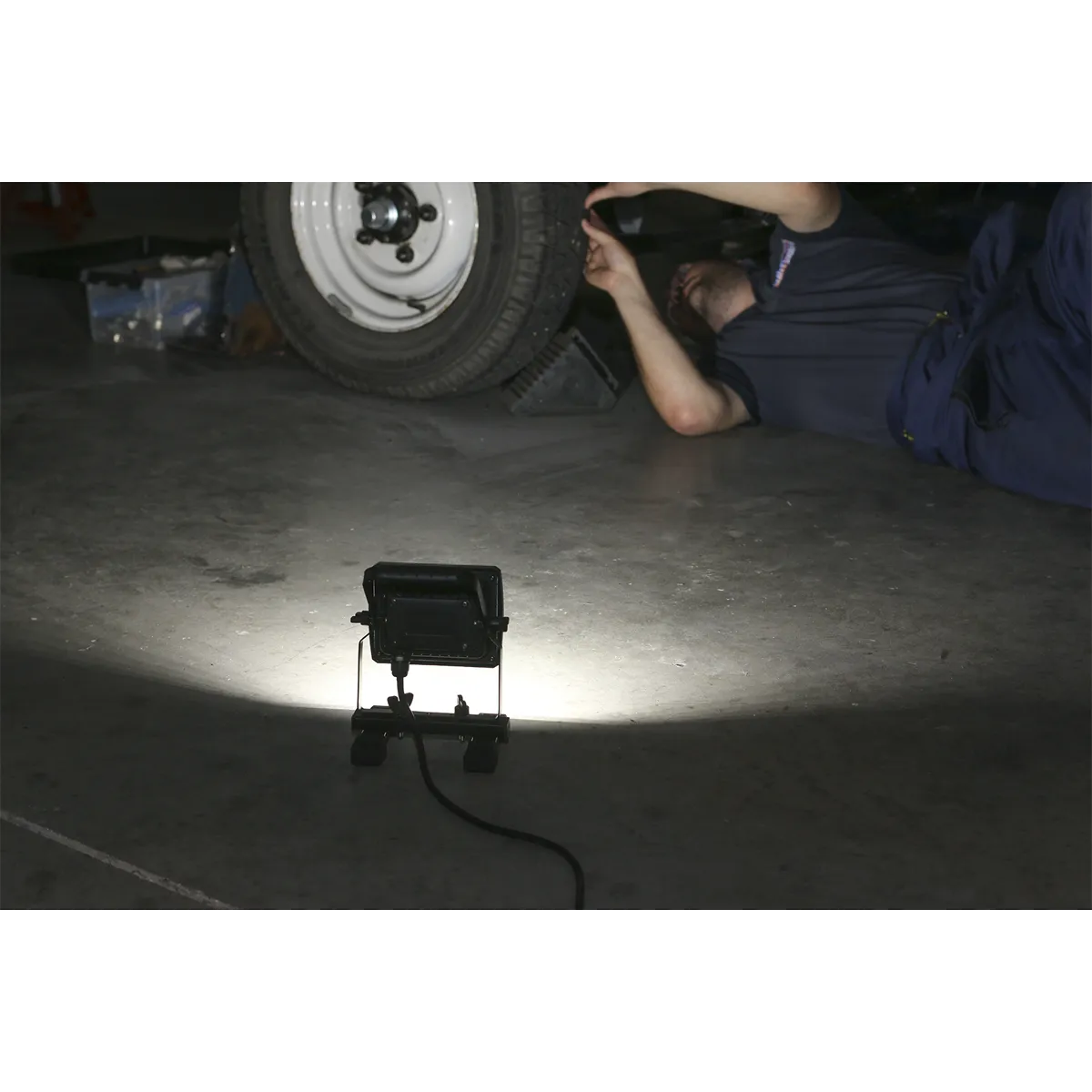Portable Floodlight 10W SMD LED 230V