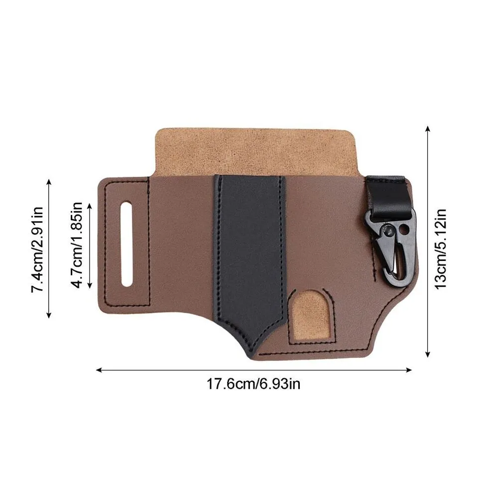 Pu Leather Survival Tools Pouch Jg-58