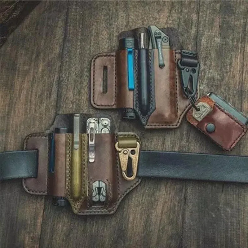 Pu Leather Survival Tools Pouch Jg-58
