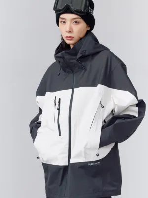 Randompow 3L Panda Colorblock Snow Jacket - Unisex