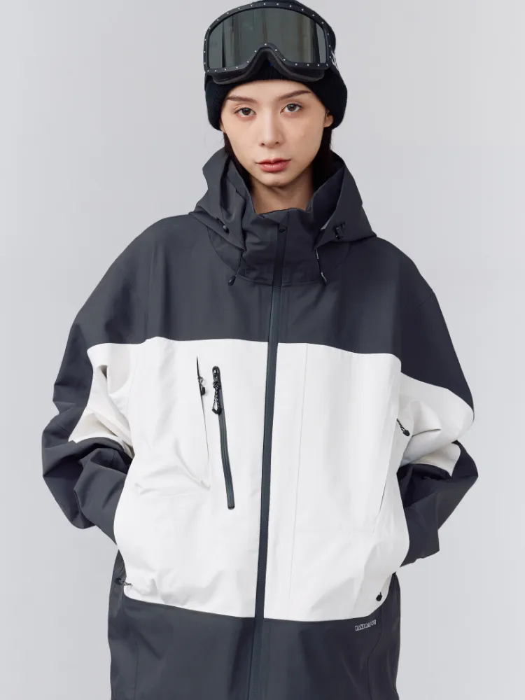 Randompow 3L Panda Colorblock Snow Jacket - Unisex