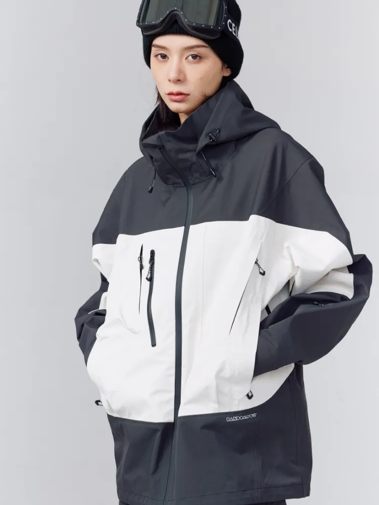 Randompow 3L Panda Colorblock Snow Jacket - Unisex