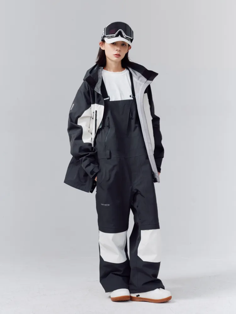 Randompow 3L Panda Colorblock Snowsuits - Unisex